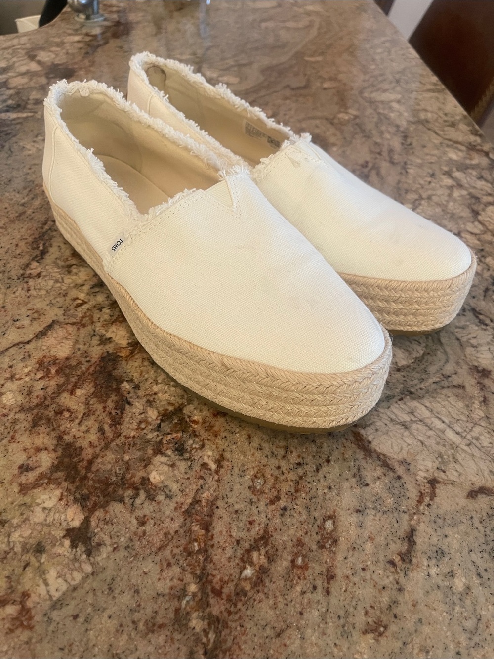 TOMS Valencia Platform Espadrille Flats S:11